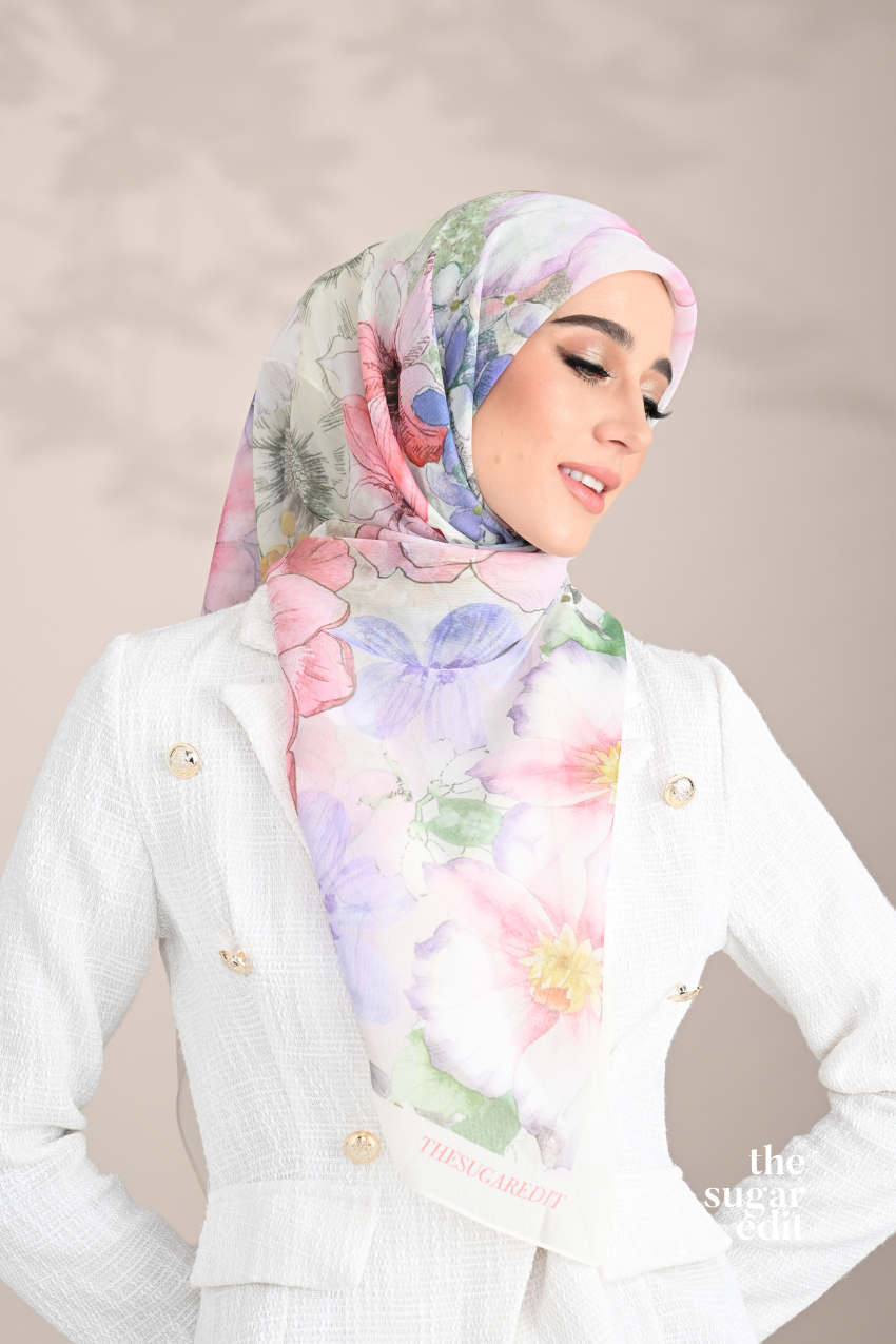 YES THESUGAREDIT Blooming Japanese Cotton Voile In ( KATE )