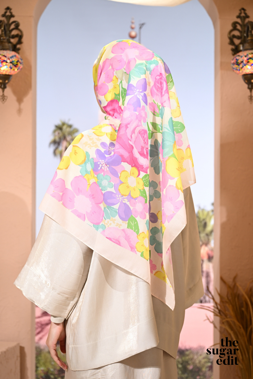 YES DEFECT - THESUGAREDIT Jasmine Collection French Cotton Bawal ( LOYALTY )