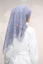 YES DEFECT - THESUGAREDIT Whispering Bloom Japanese Cotton Voile In (Moonlit Sky)