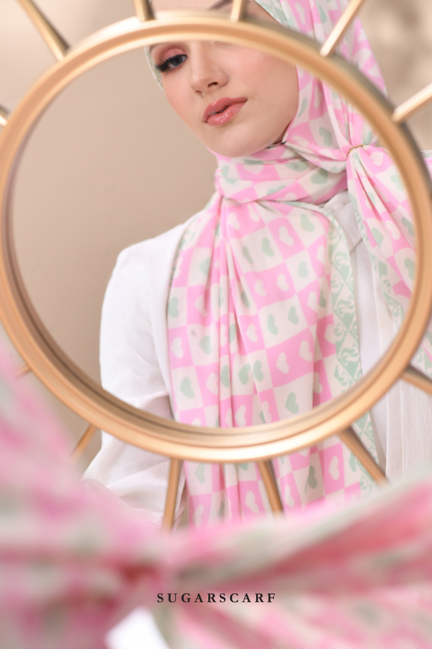 YES ( Full Wide Pleats Shawl ) Kindness ( SMILE )