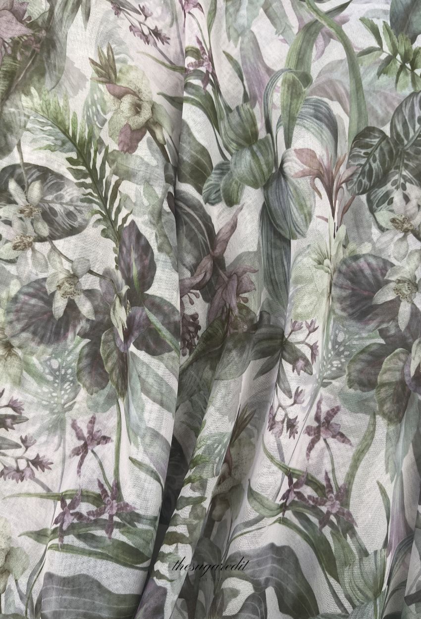 TSE Grace Collection Japanese Voile Square In Goals