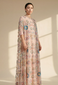 Emily Whimsical Crystal Beads Drape In BabyPink