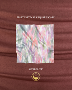 YES DEFECT (Square ) Celeste In Mixed Silk Matte Satin (SuperGlow)