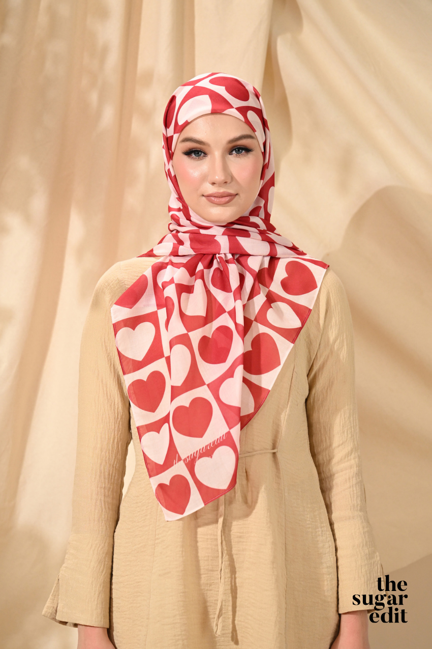 THESUGAREDIT Heart Edit Vol 1 French Silk Cotton Bawal ( TRUE LOVE )