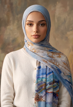 Fall In Love Wide Ultra Fine Pleated Shawl Ironless · in Elodie