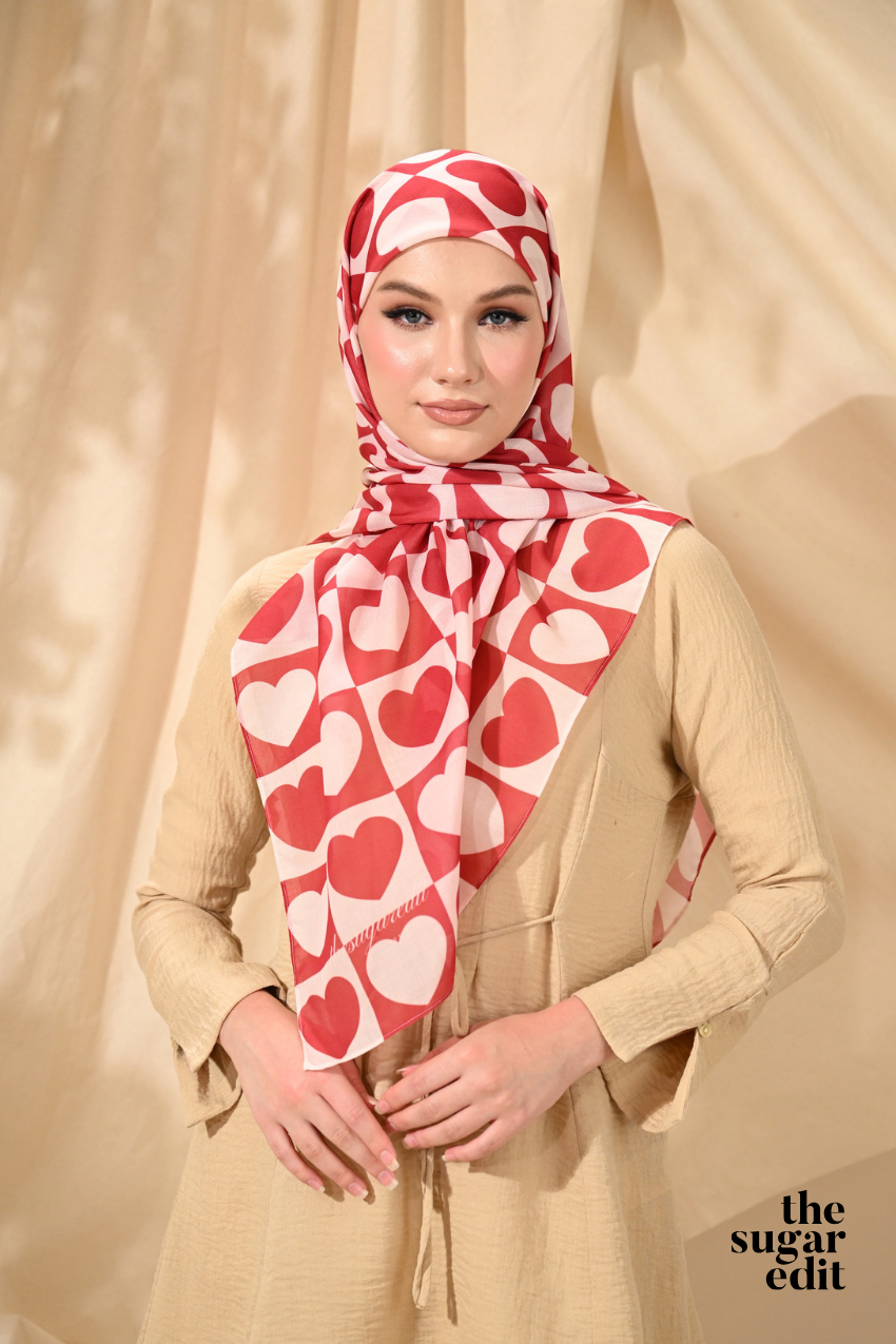 THESUGAREDIT Heart Edit Vol 1 French Silk Cotton Bawal ( TRUE LOVE )