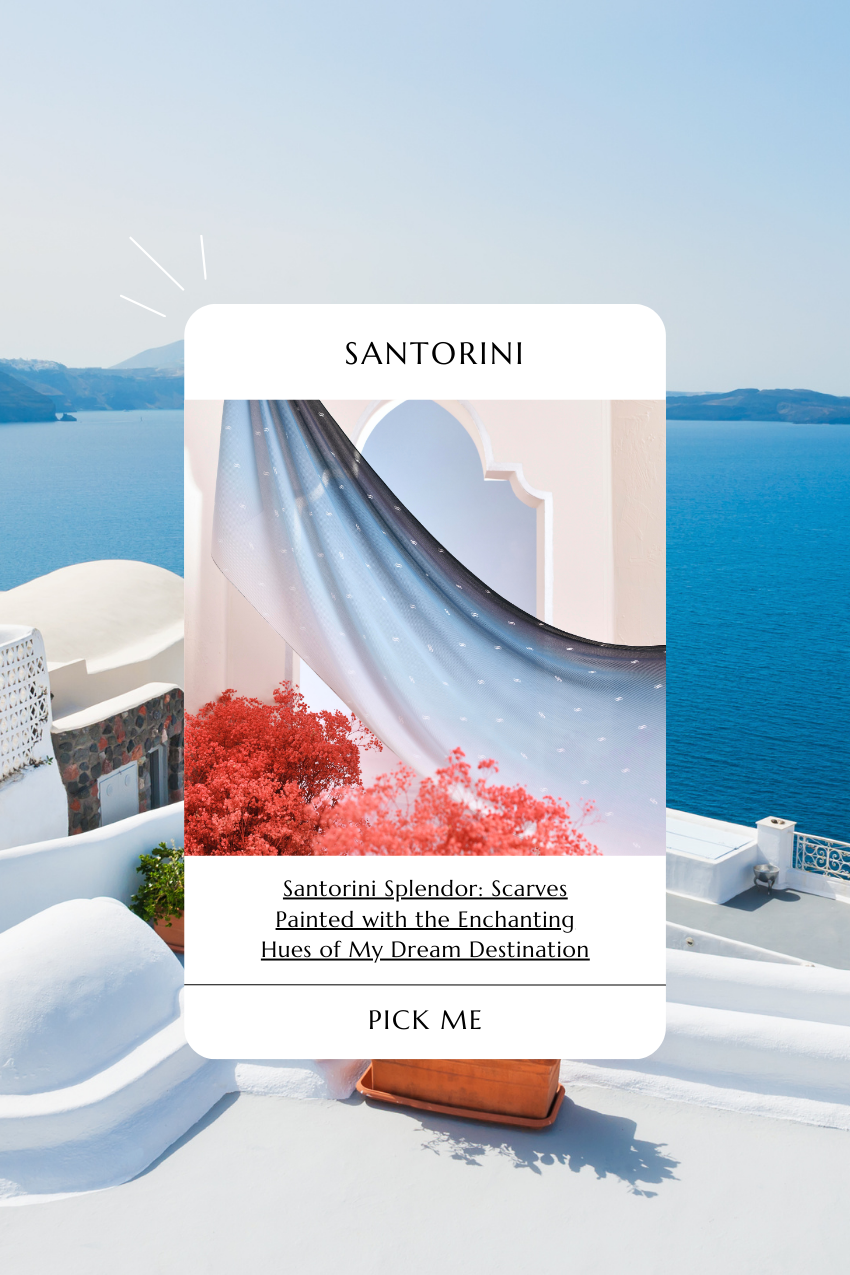 (SAMPLE) OmbreMonogram Pleated Shawl in Santorini
