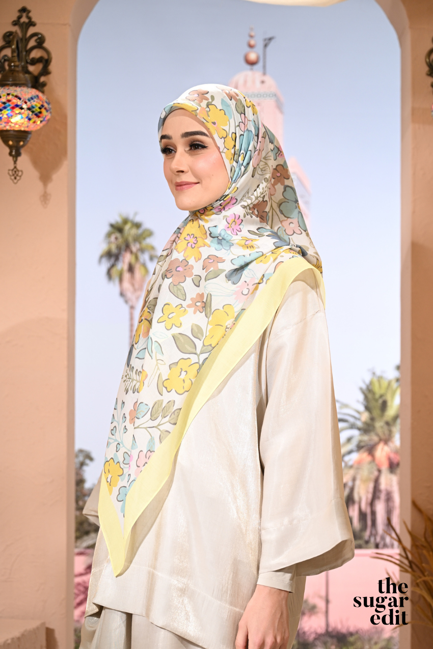 YES THESUGAREDIT Jasmine Collection French Cotton Bawal ( ENCHANTING )
