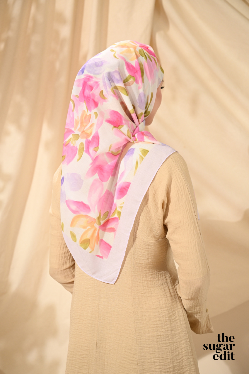 YES Defect THESUGAREDIT Jasmine Collection French Cotton Bawal ( GLORIOUS -F3)