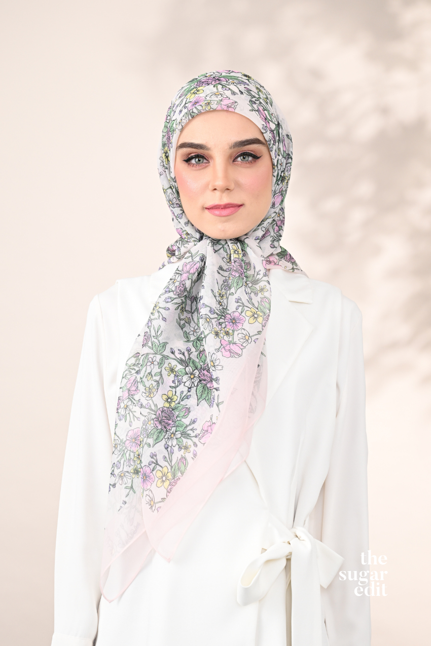 YES THESUGAREDIT Blooming Japanese Cotton Voile In (FirstLove)