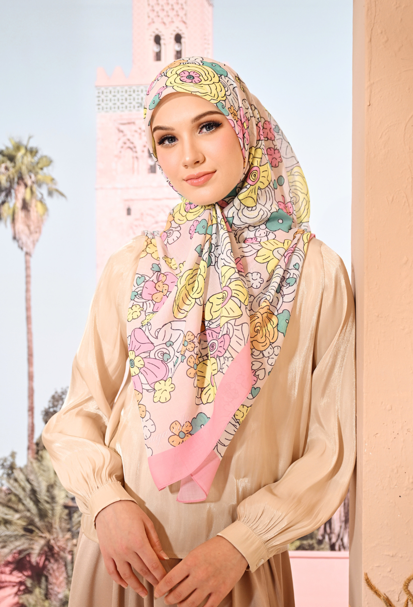 YES DEFECT - THESUGAREDIT Jasmine Collection French Cotton Bawal ( CUTENESS )