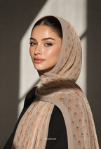 Fall In Love Wide Ultra Fine Pleated Shawl Ironless · in Helene
