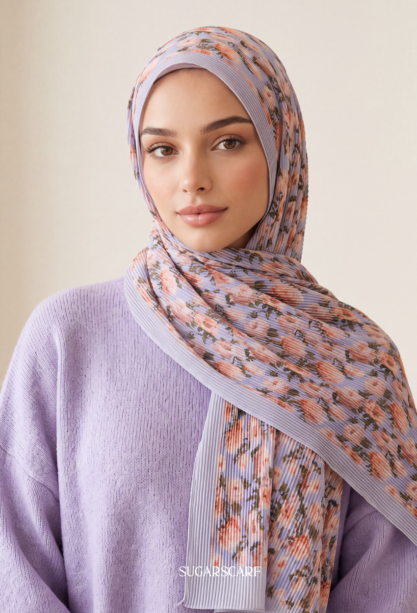 Fall In Love Wide Ultra Fine Pleated Shawl Ironless · in Carry