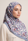 TSE BloomInvitation Japanese Cotton Voile Square - Diana