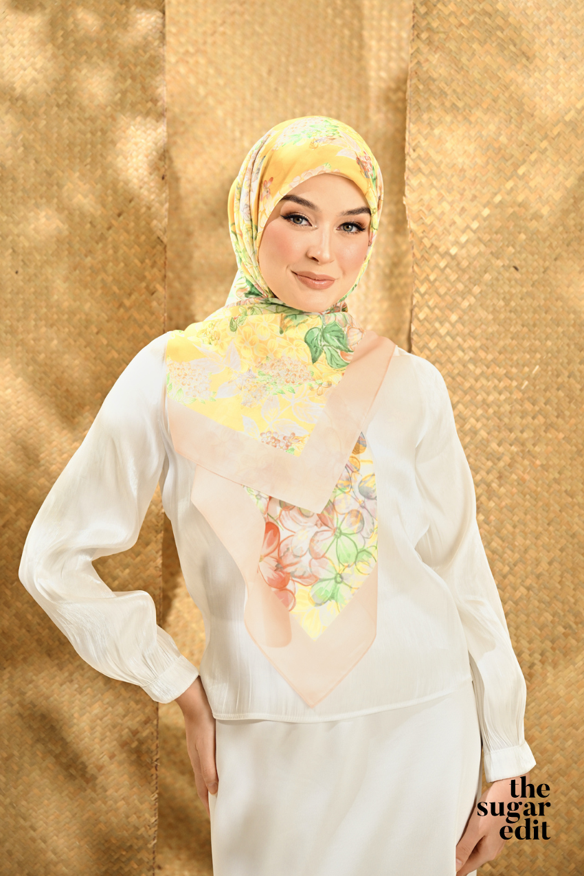 YES THESUGAREDIT Blooming Edit Vol 2 French Cotton Bawal ( AURORA )