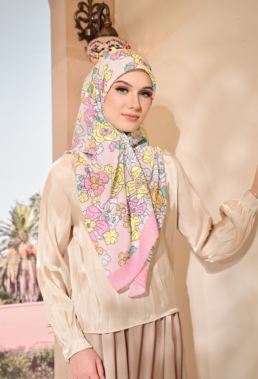 YES DEFECT - THESUGAREDIT Jasmine Collection French Cotton Bawal ( CUTENESS )