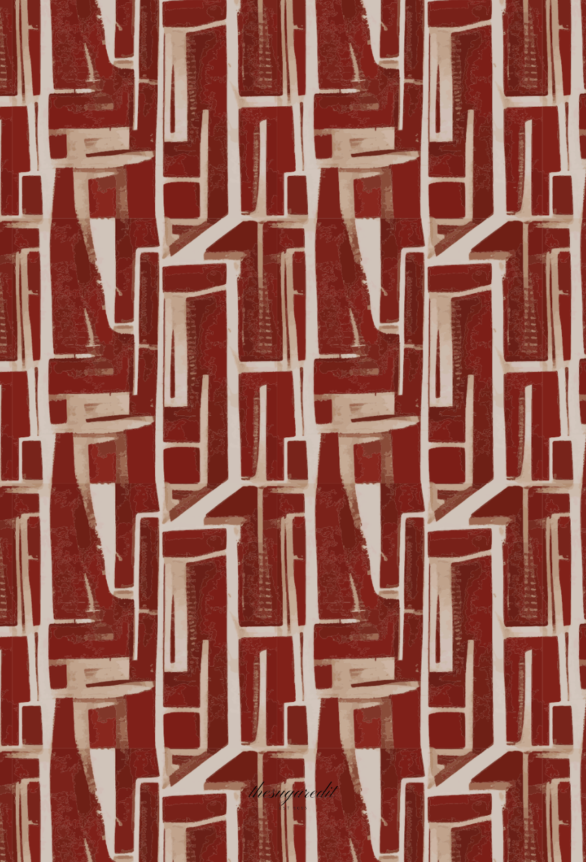 TSE BloomInvitation Japanese Cotton Voile Square - Ritz