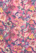 TSE BloomInvitation Japanese Cotton Voile Square - Lerins