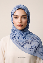 TSE BloomInvitation Japanese Cotton Voile Square - Phuket