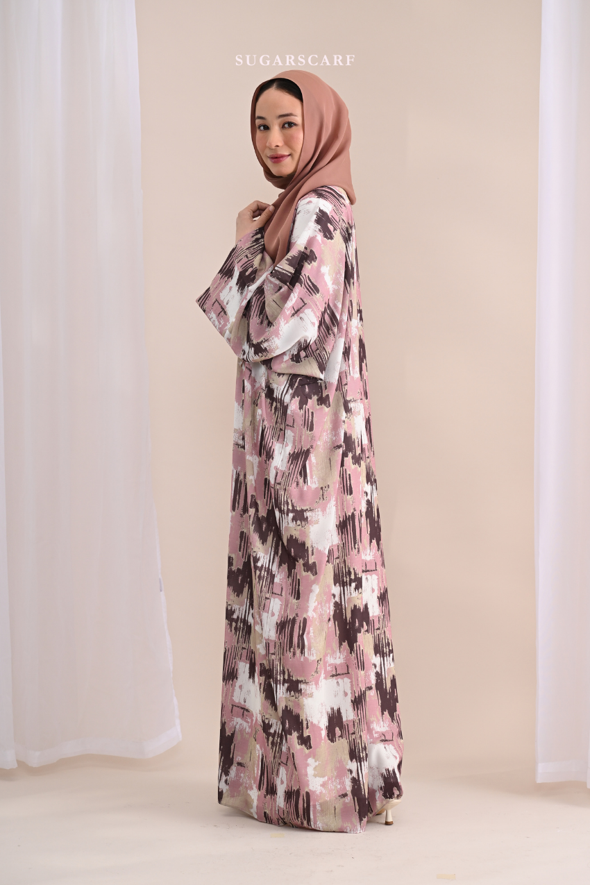 She is In Bloom Abaya Outer in Sasha