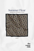 YES THESUGAREDIT Summer-Fleur Series Premium Japanese Voile ( Rose )