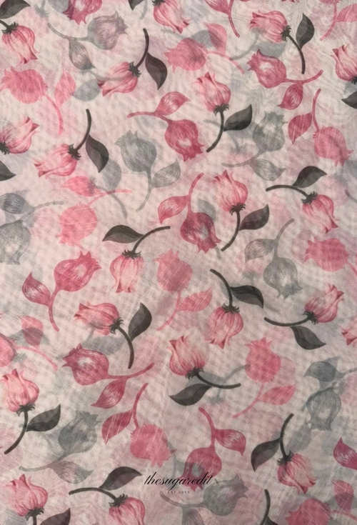 TSE BloomInvitation Japanese Cotton Voile Square - Netherlands