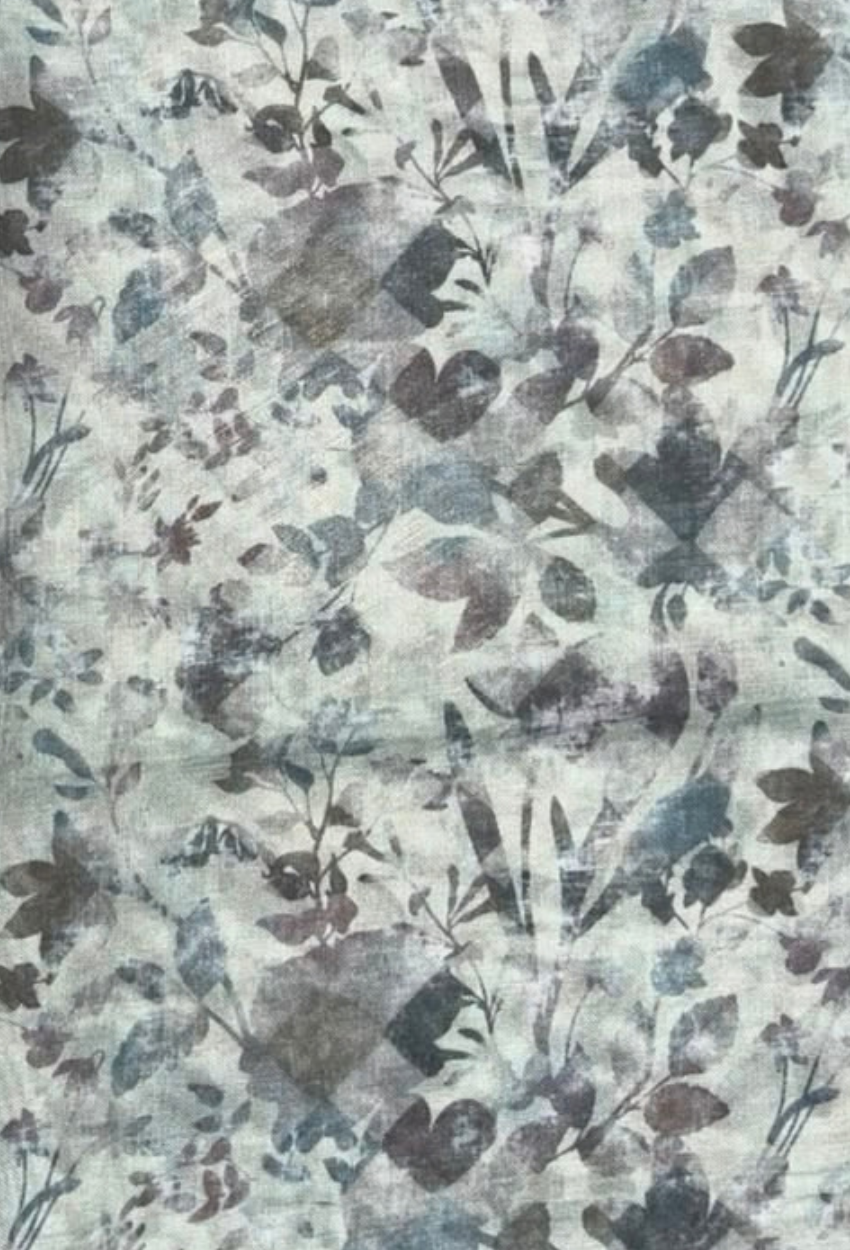 TSE BloomInvitation Japanese Cotton Voile Square - Finsbury