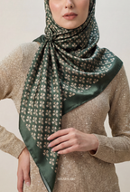 Eid Classy 2026 Scarves Mixed Satin Square in Désirée