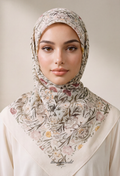 TSE BloomInvitation Japanese Cotton Voile Square - Chenai