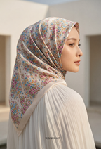 FallInLove Scarves Mixed Satin Square in Railey