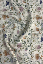 TSE BloomInvitation Japanese Cotton Voile Square - Lake Como