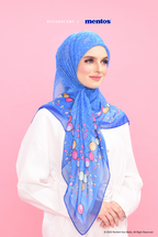 YES DEFECT - Sugarscarf X Mentos Japanese Cotton Voile In Bold n Fun