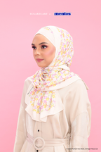 YES DEFECT - Sugarscarf X Mentos Paris Chiffon Shawl In Fruity
