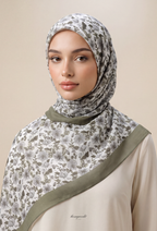 TSE BloomInvitation Japanese Cotton Voile Square - Marakesh