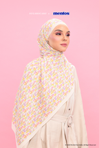 YES DEFECT ( Full Wide Pleats Shawl ) SS x Mentos in Fruity