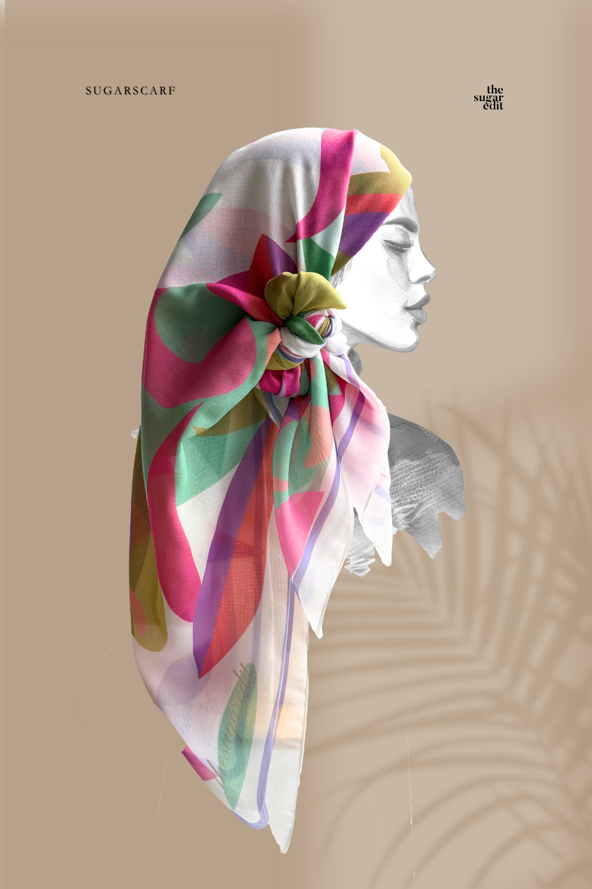 The Sugar Edit Cotton Bawal Scarf