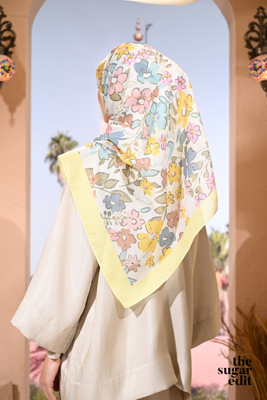 YES THESUGAREDIT Jasmine Collection French Cotton Bawal ( ENCHANTING )