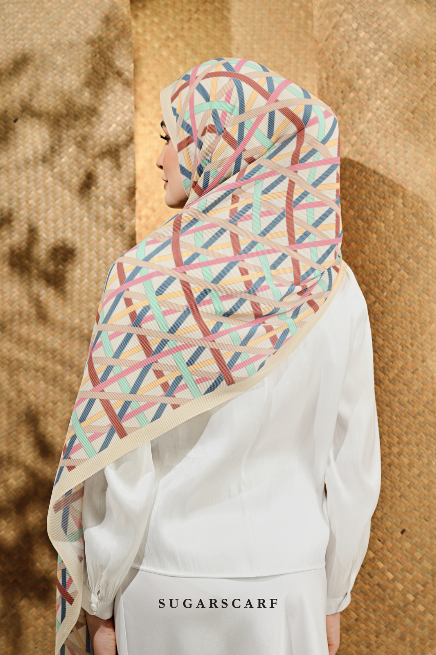( Full Wide Pleats Shawl ) Classy Simpulan ( KETUPAT )