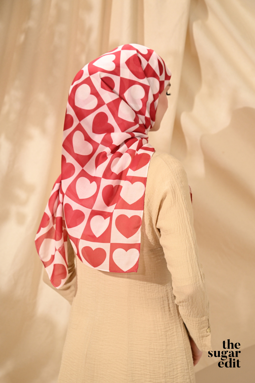 THESUGAREDIT Heart Edit Vol 1 French Silk Cotton Bawal ( TRUE LOVE )