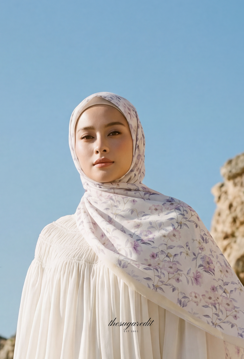 TSE Grace Collection Japanese Voile Square In Dewdrop