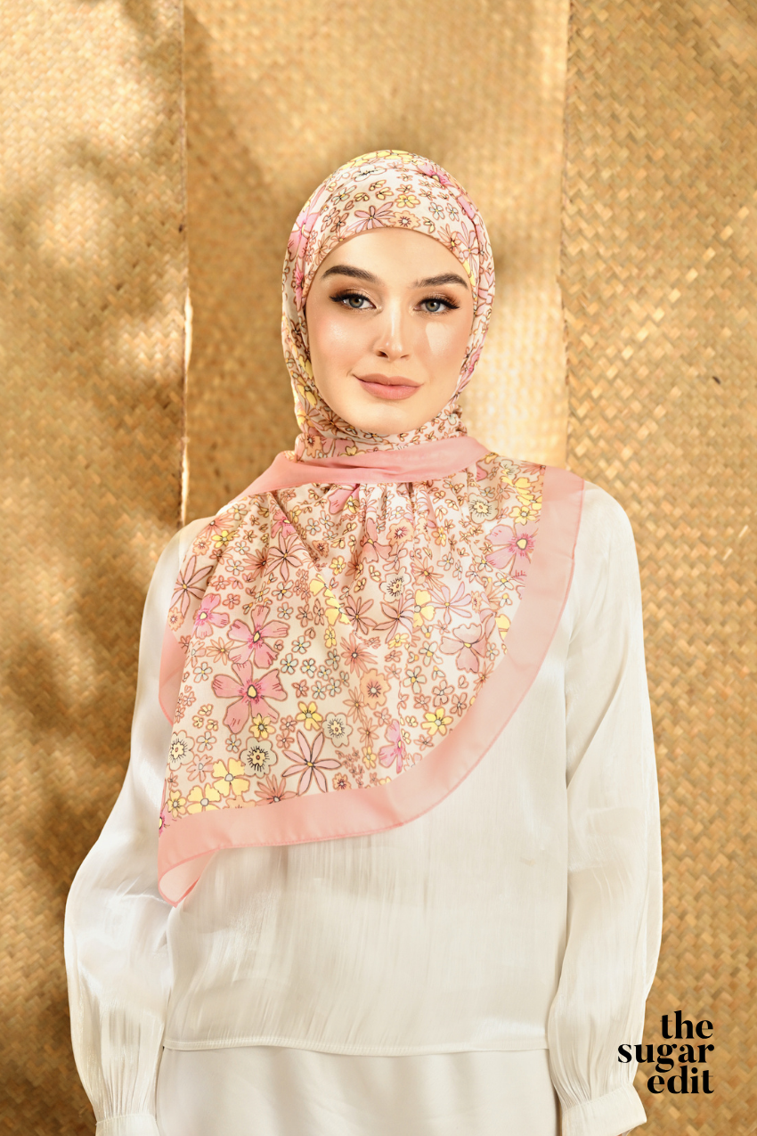 THESUGAREDIT Blooming Edit Vol 1 French Cotton Bawal ( Noour )