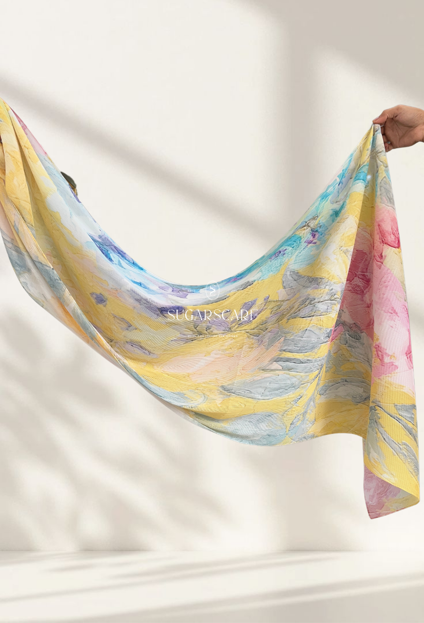 Fall In Love Wide Ultra Fine Pleated Shawl Ironless · in Augustine