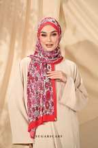 ( Full Wide Pleats Shawl ) Eid Flower Power ( DRAMA )
