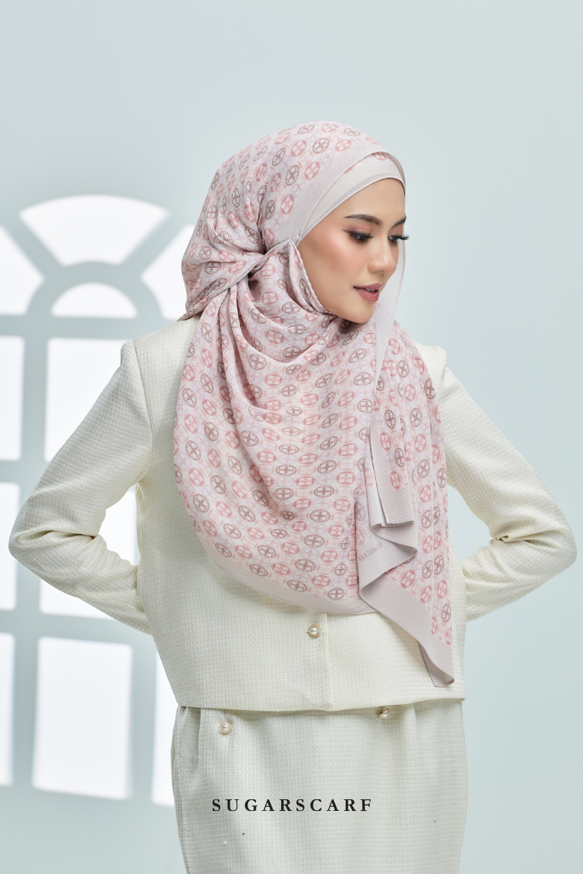 ( Full Wide Pleats Shawl ) Girl Boss ( Good Time )