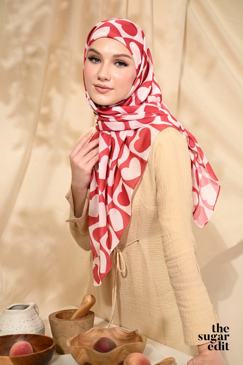 THESUGAREDIT Heart Edit Vol 1 French Silk Cotton Bawal ( TRUE LOVE )