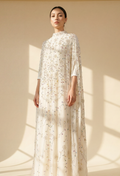 Angeline Crystal Beads Drape In Pearl