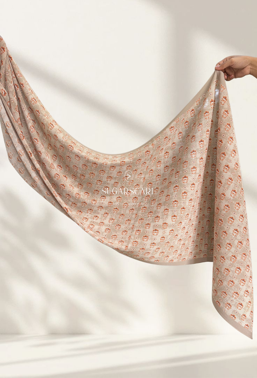 Fall In Love Wide Ultra Fine Pleated Shawl Ironless · in Helene