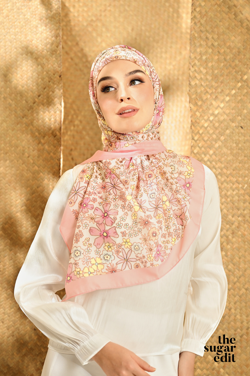 YES THESUGAREDIT Blooming Edit Vol 1 French Cotton Bawal ( Noour )