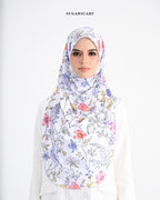 YES DEFECT - She is In the Bloom Iris Slip On Hijab (Everlyn)