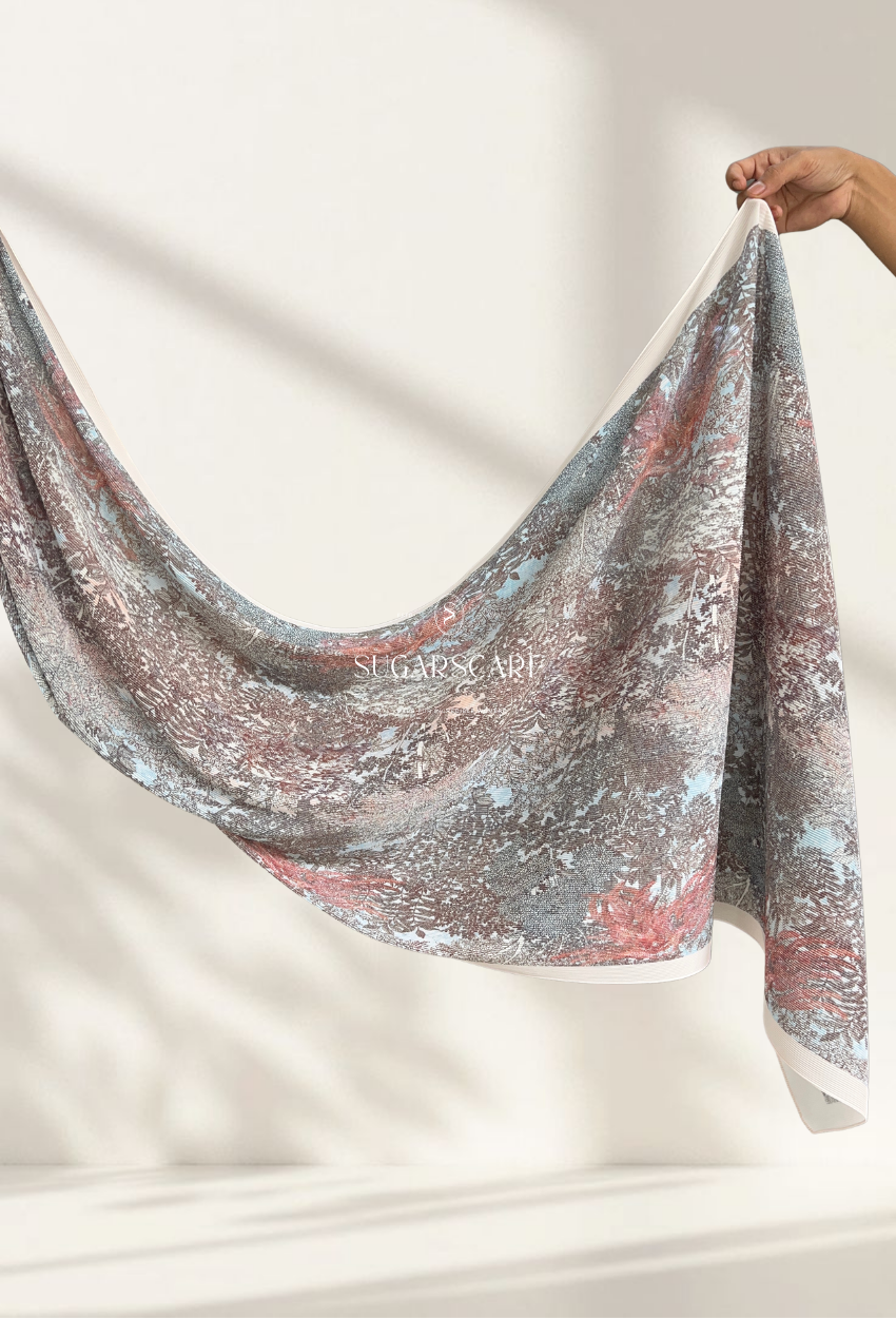 Fall In Love Wide Ultra Fine Pleated Shawl Ironless · Laure
